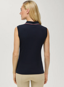 Tommy Hilfiger Cordova Mouwloos Poloshirt, Desert Sky