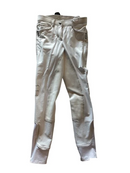 Eurostar Reithose Dela Full Grip, Weiß