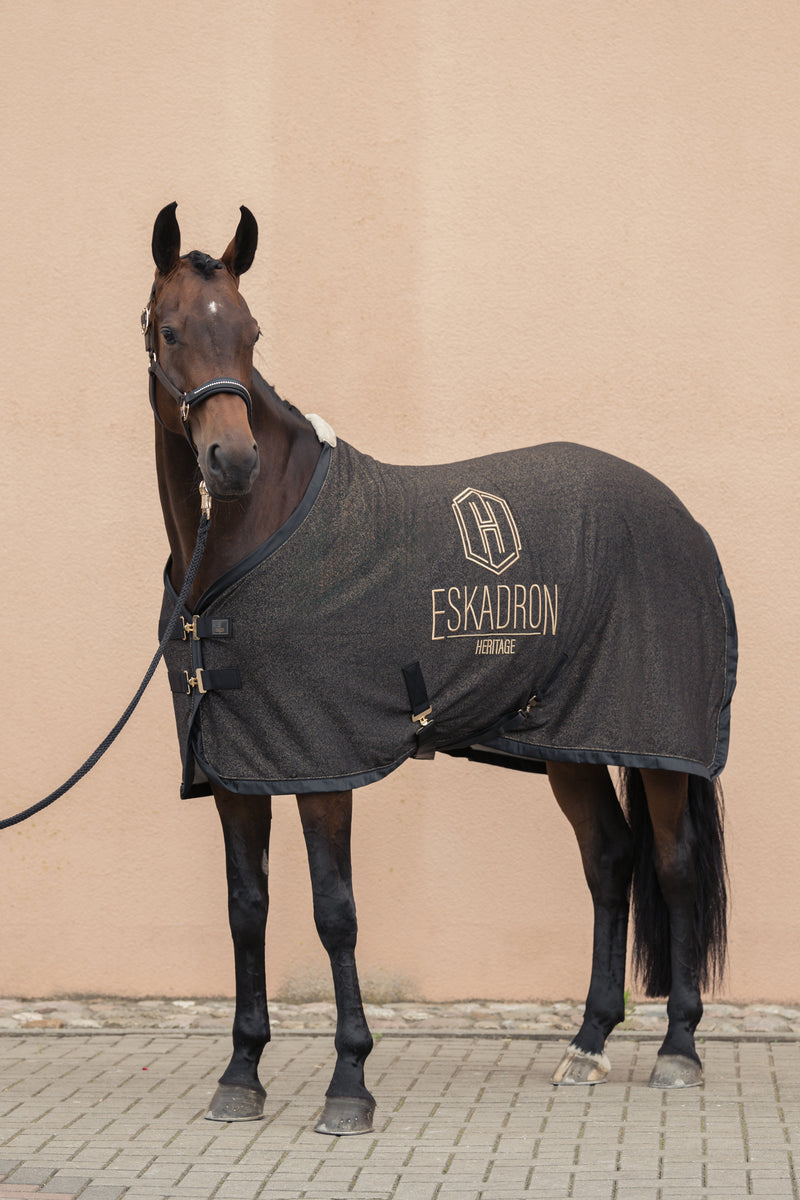 Eskadron Deken Heritage Jersey Sparkle W24, Black