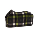 Eskadron Checkered Fleece Blanket, Teak Brown, White, Moss Green Platinum '24