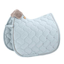 Eskadron Saddle Pad Velvet Crystal Platinum 23, Powder Blue