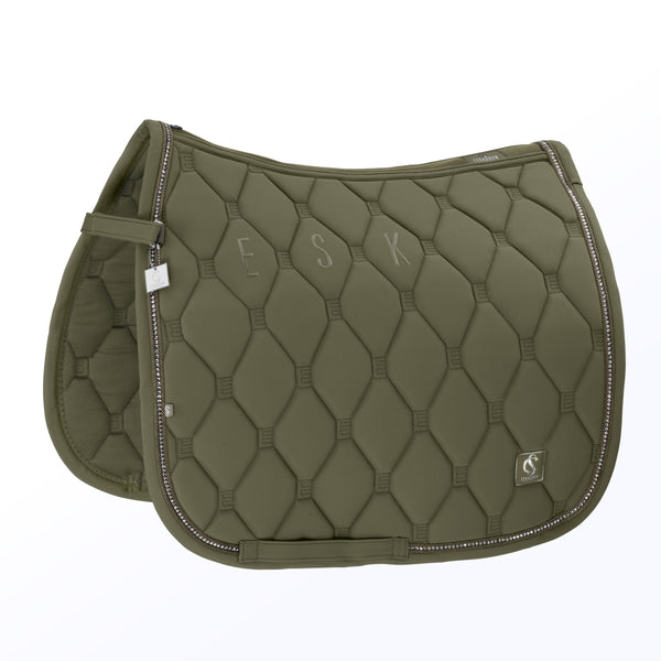 Eskadron Zadeldek Softshell Crystal Classic Sports 25 S/S, Dusty Olive