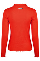 Eskadron Turtleneck Rib Shirt Dynamic '25, Poppy Red