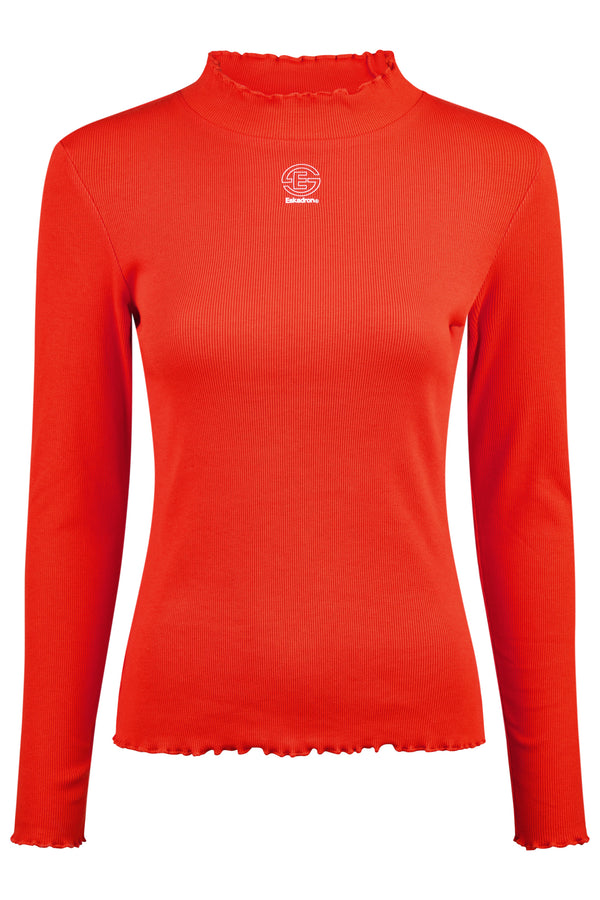 Eskadron Turtleneck Rib Shirt Dynamic '25, Poppy Red