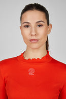 Eskadron Turtleneck Rib Shirt Dynamic '25, Poppy Red