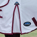 Weatherbeeta Comfitec Essentail Fly Sheer Combo, Wit/Burgundy
