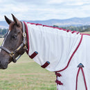 Weatherbeeta Comfitec Essentail Fly Sheer Combo, Wit/Burgundy