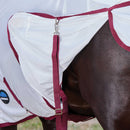 Weatherbeeta Comfitec Essentail Fly Sheer Combo, Wit/Burgundy