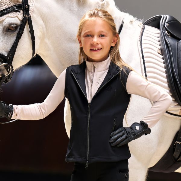 Imperial Riding Kids Bodywarmer IRHCybil, Zwart