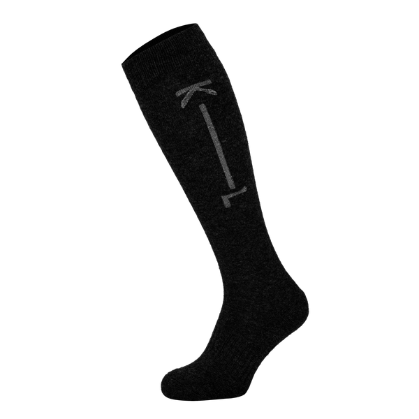 Kingsland Gage Kousen Woolmix Unisex, Dark Grey
