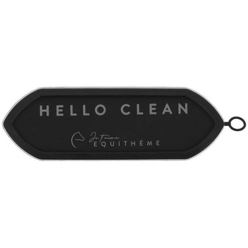 Equithéme Je T'aime Padded Hard Brush, Black