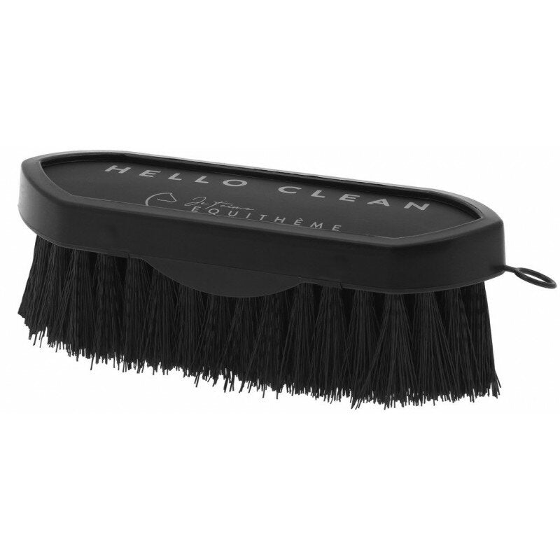 Equithéme Je T'aime Padded Hard Brush, Black