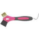 Hippo Tonic 3-in-1 Metal Hoof Pick, Pink