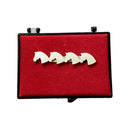 Plastron pin, silver