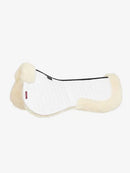 LeMieux Merino Dressuur Half Pad, White/Natural