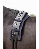 HB Showtime Luxus-Longiergurt aus Leder, Schwarz