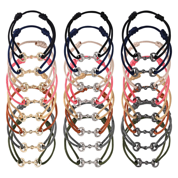 HV Polo Armband Bit Smal Kate, Grijs/Zwart.