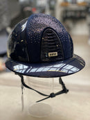 Kep Italia Cromo 2.0 Polo Diamond Front Blue Suede Shaded Silver, Blau