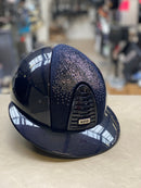 Kep Italia Cromo 2.0 Polo Diamond Front Blue Suede Shaded Silver, Blau