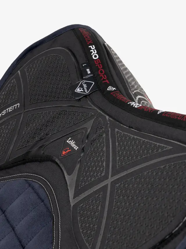 LeMieux Schabracke X-Grip Dressage Square, Navy