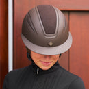 Imperial Riding Helm Olania Deluxe Big Visor, Dark Brown