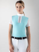 Equiline Glateg Polo Kurzarm-Turniershirt, Tibetan Stone