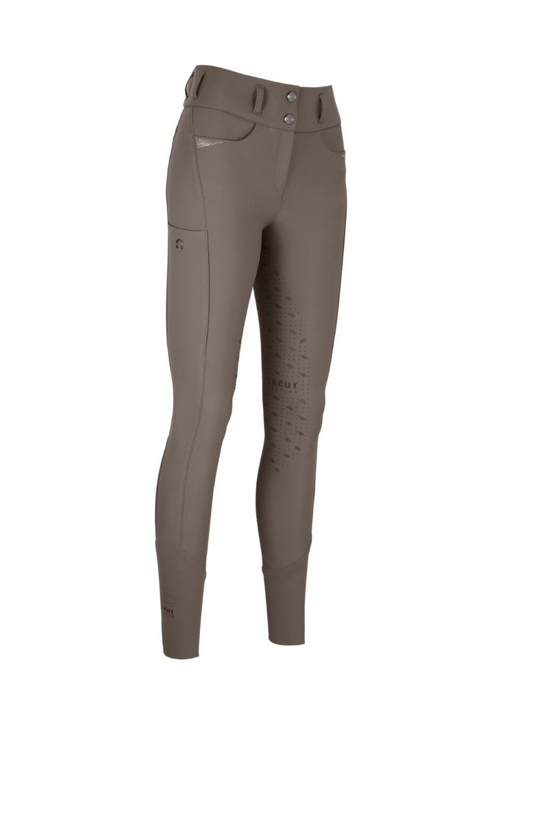 Pikeur Laure Full Grip Rijbroek, Taupe