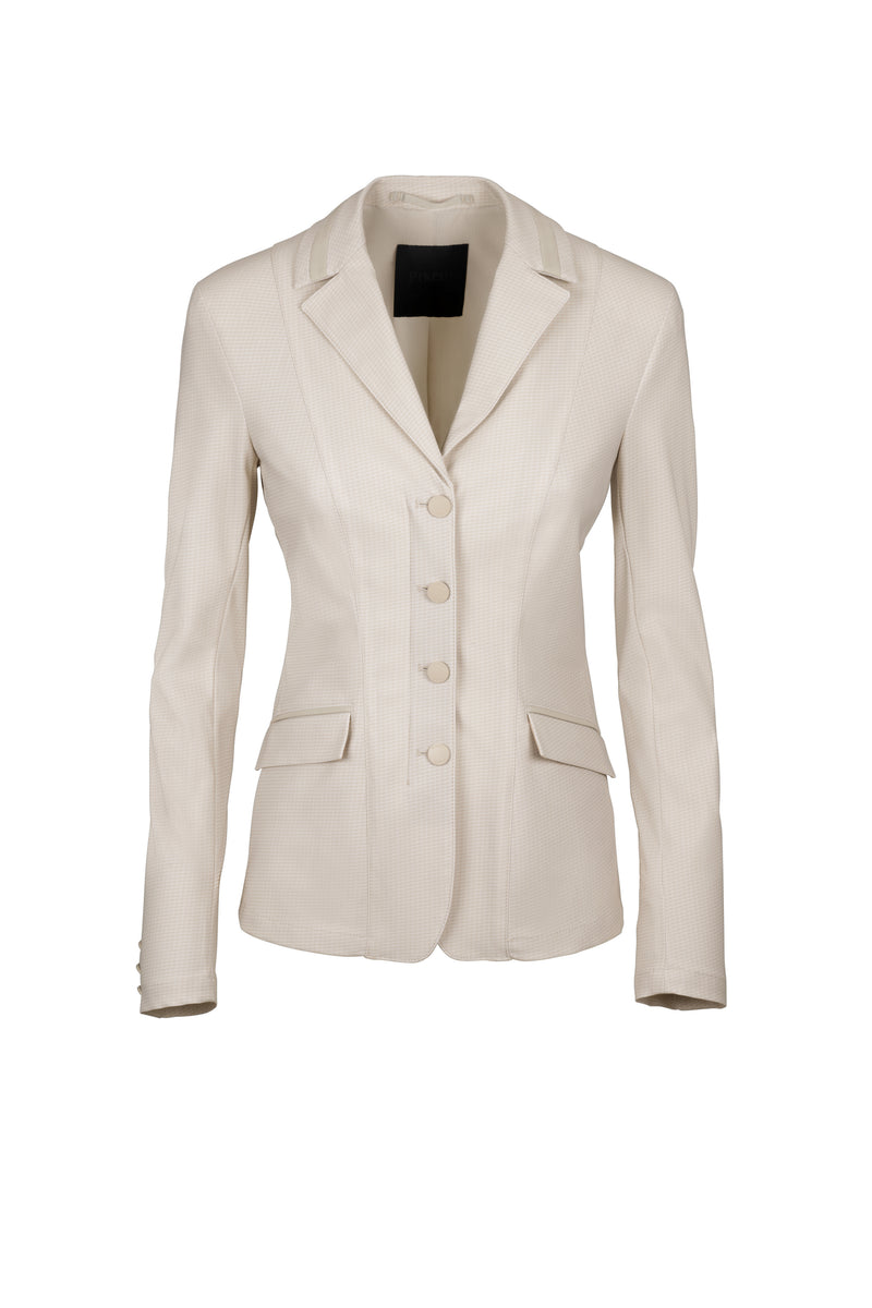 Pikeur Turnierjacke Klea Pepita Athleisure, Elfenbein