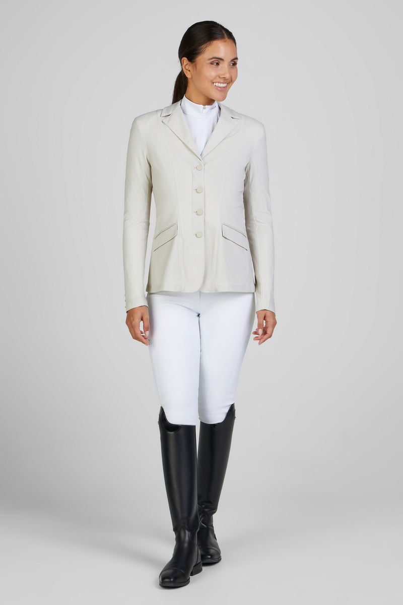 Pikeur Turnierjacke Klea Pepita Athleisure, Elfenbein