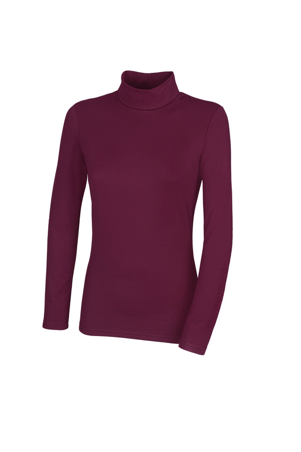 Pikeur Shirt Rollneck Athleisure, Mulberry