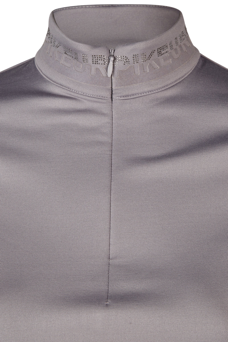 Pikeur Selection Zip Shirt, Cloud Lilac