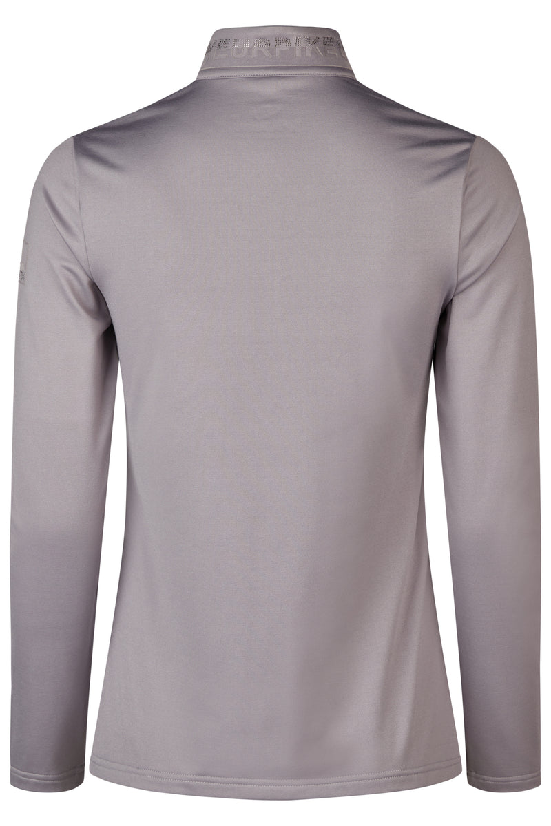 Pikeur Selection Zip Shirt, Cloud Lilac