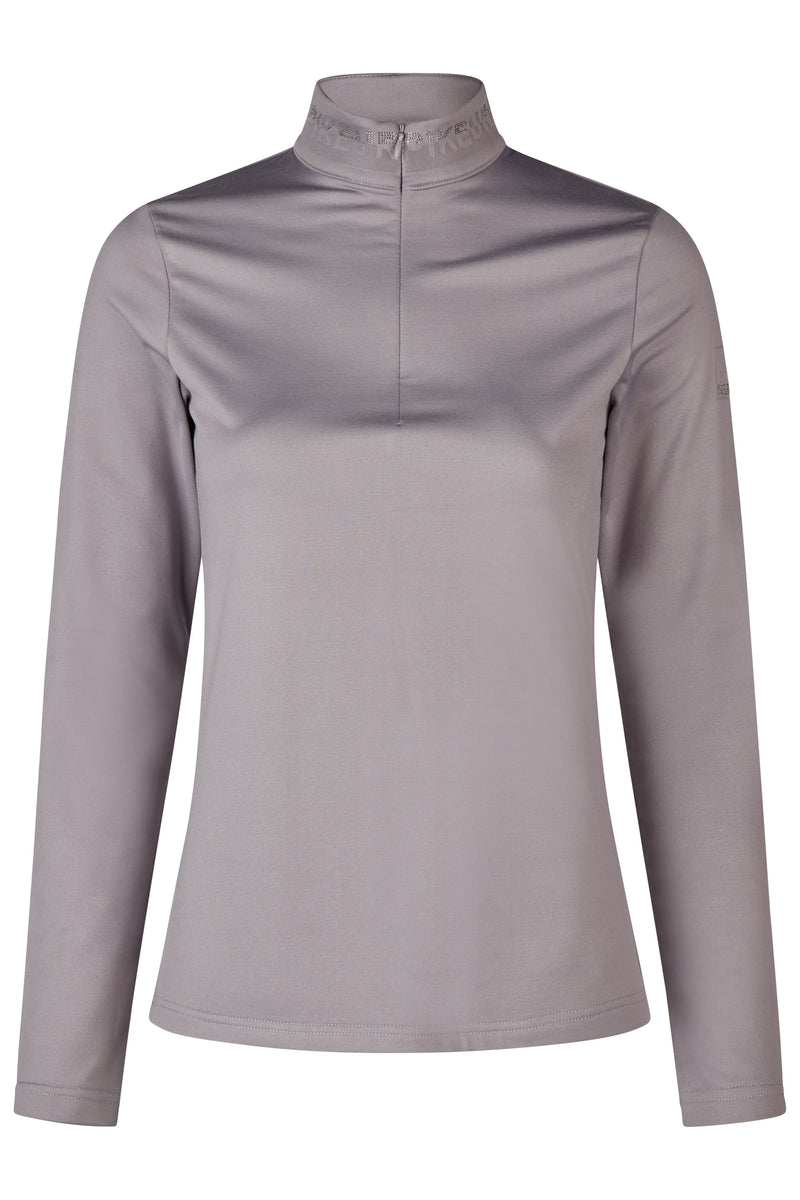 Pikeur Selection Zip Shirt, Cloud Lilac