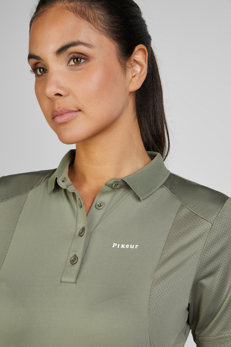 Pikeur Poloshirt, Light Moos