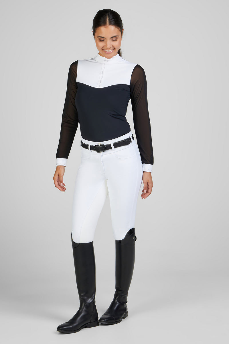 Pikeur Turnierbluse, Schwarz