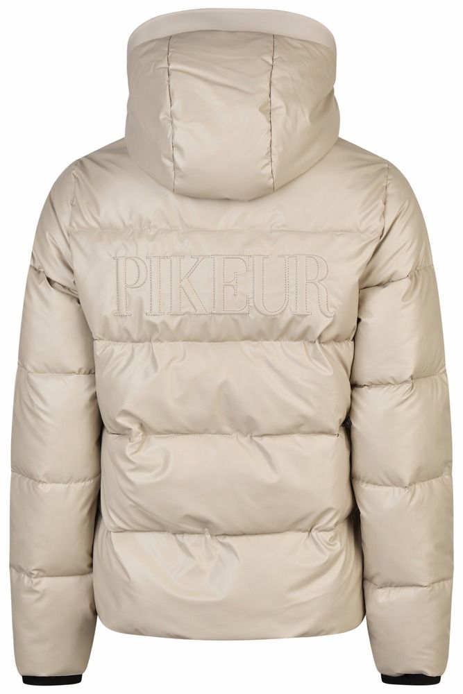 Pikeur Athleisure Quilted Jacket, Almond
