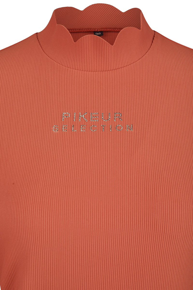 Pikeur Selection Rib Shirt, Rose Wood
