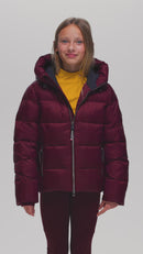 Tommy Hilfiger Glendale Puffer Jacket Young Rider, Deep Burgundy