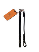 Schockemöhle Backstücke mit Blindverschlüssen, Schwarz/Silber