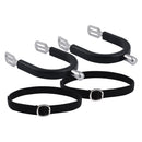 Imperial Riding Dames Sporen Met Silicone Cover IRH Basic 20mm, Zilver-Zwart