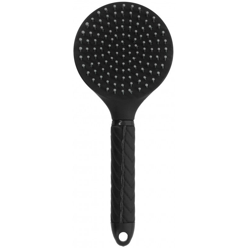Equithéme Je T'aime Padded Tail and Mane Brush, Black