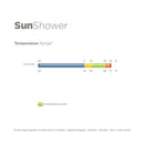 Bucas Sun Shower, Zilver/Blauw