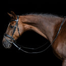 Imperial Riding Teugel met Thumb Grip, Zwart.