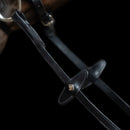 Imperial Riding Teugel met Thumb Grip, Zwart.