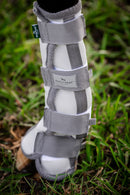 Horseware Fly Boots, Silver/Titanium Grey