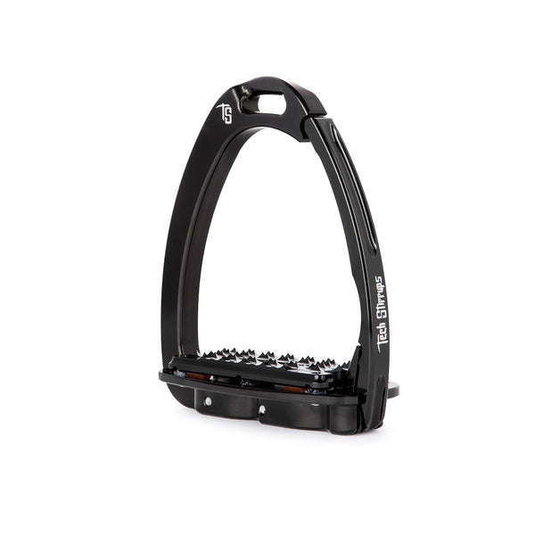 Tech Stirrup Venico Plus Evo met schokdemping Veiligheidsbeugel, Zwart