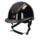 Charles Owen Kylo Glossy Wide Peak Schutzhelm mit MIPS, Schwarz/Roségold