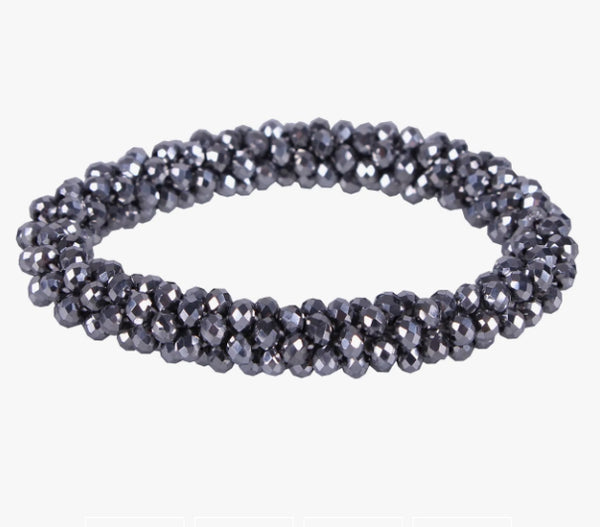 QHP Knotband Shine, Zilver