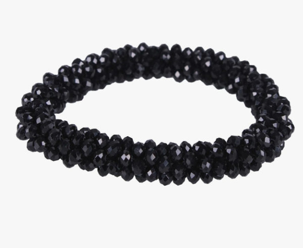 QHP Knotband Shine, Zwart