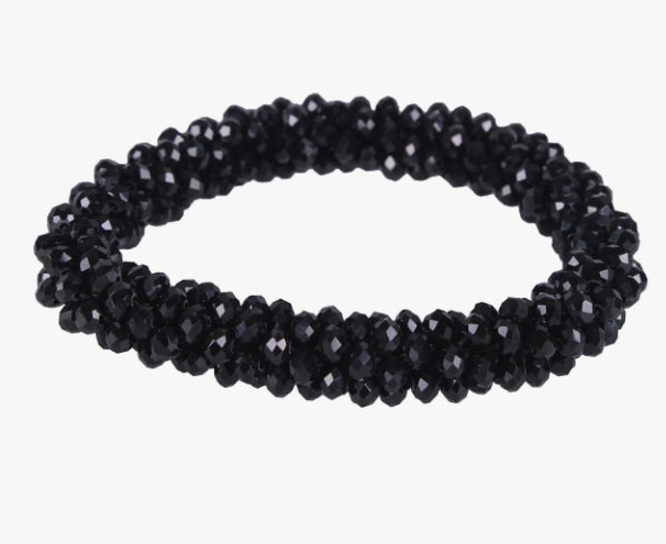 QHP Knotband Shine, Zwart